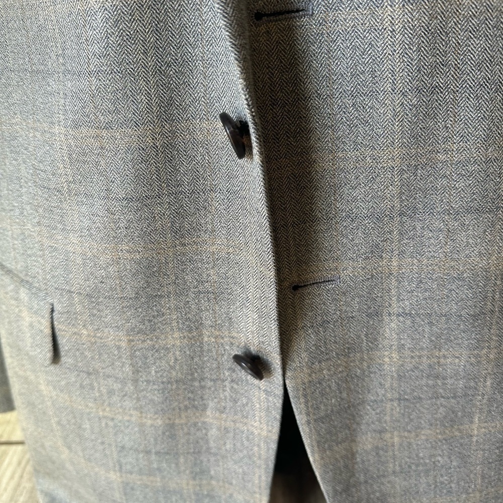 Men’s pre own as is Ralph Lauren polo suit blazer jacket 2 button size 44L long - Picture 5 of 10